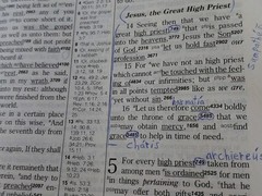 Hebrew Greek Key Study Bible Leather KJV Zodhiates AMG Concordance Red Letter