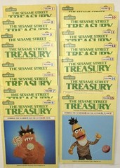 Complete Set of 15 Vintage Sesame Street Treasury Books CTW Funk & Wagnalls