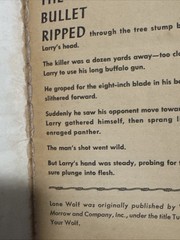BENNETT FOSTER Westerns LONE WOLF 1957 1st POCKET BOOK EDITION OF 1938 NOVEL