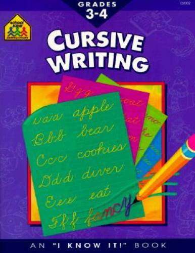 Cursive Writing (An I know it book) – Paperback By Joan Hoffman – GOOD