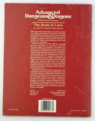 AD&D THe Book of Lairs G+ Various ORIGINAL
