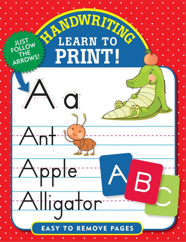 Handwriting: Learn to Print! (Letter Tracing, Practice) (Trace & Learn) – pa…