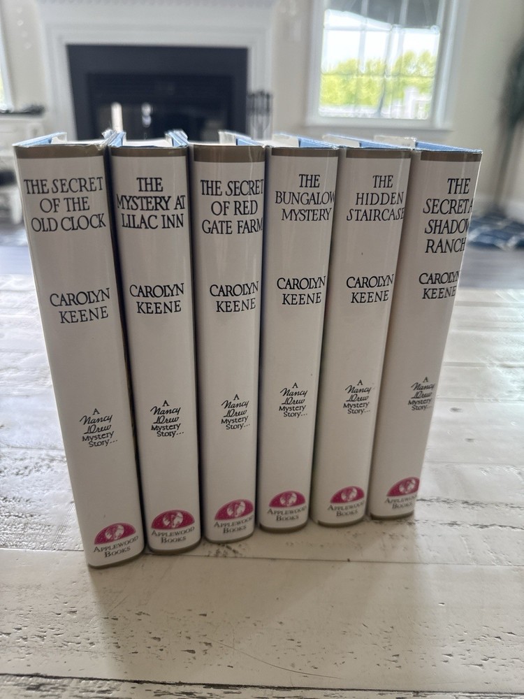 Nancy Drew Applewood Books Facsimile HC DJ Set 6 Carolyn Keene Mystery Novels
