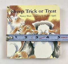 Sheep Trick or Treat by Nancy Shaw E. 1997 Halloween Board Book 5” X 5” 26 Pages