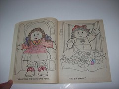Lot of Vintage 1980s Coloring Books: HUGGA BUNCH, Pound Puppies, Flower Kids