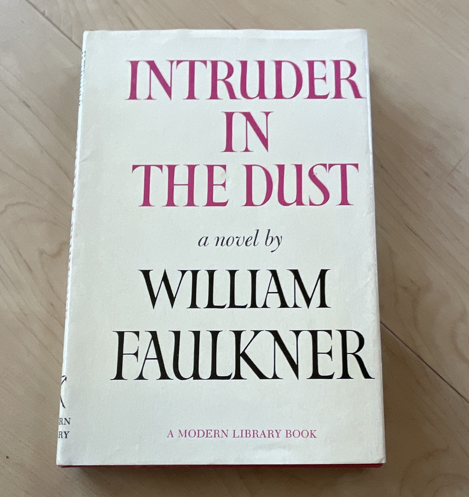 William Faulkner Intruder in the Dust Modern Library Hardcover 1948 DJ