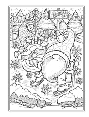 Creative Haven Gnome Sweet Gnome Coloring Book (Adult Coloring Books: Fantasy)