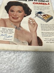 The Saturday Evening Post Magazine, 1954 Sister Make-Up Vintage DECO Collection