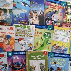 Random Lot of 12~Step into Reading LEVEL 2, I Can/Ready to Read Books~ Unisex