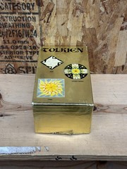 Vintage Gold Foil Boxed Set 4 book J.R.R. Tolkien Hobbit Lord Of The Rings 1-3