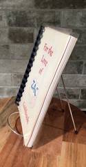 Vintage “ FOR THE LOVE OF ZAC “ Cookbook Spiral Bound 240 Pages