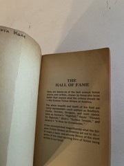 The Science Fiction Hall of Fame Volume One 1934-1964 PB Avon 1971 8th Print