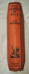 The Coming of Bill by P. G. Wodehouse Hardback HB Vintage 13th Printing
