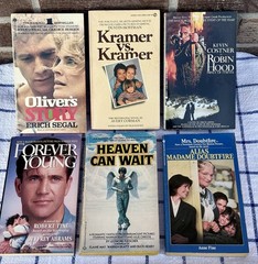 1980’s Pbs Lot of 6 Movie Tie In Romance Family Adventure Action Kramer vs Krame