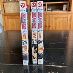 Bleach Volumes Vol # 1 2 3 Tite Kubo English Manga Graphic Novel Shonen Jump Lot