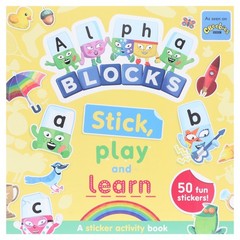 Alphablocks Stick, Play and Learn by Sweet Cherry Publishing – Ages 3-6 – PB