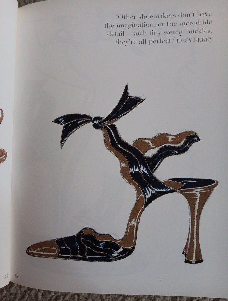 Manolo Blahník Drawings by Michael Roberts and Anna Piaggi (2003, Trade…