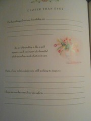 BOOK/ FRIENDS MEMORY BOOK-NEW IN SHRINKWRAP/ 2001/ 61 PAGES TO RECORD MEMORIES
