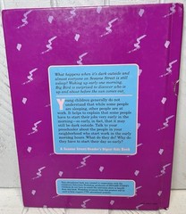 CTW Sesame Street Book Club Early Bird On Sesame Street Vintage Hardback Book