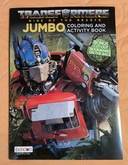 Transformers Rise Of The Beasts Coloring & Activity Book Tear & Share Pages 🆕