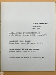 Vintage Joyce Wahl Treiman Hand Signed Art Book with Exhibition Catalogues