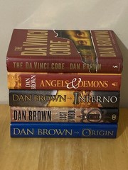 Dan Brown 5 HC Book Lot Robert Langdon Davinci Code Series. Inferno, Origin..