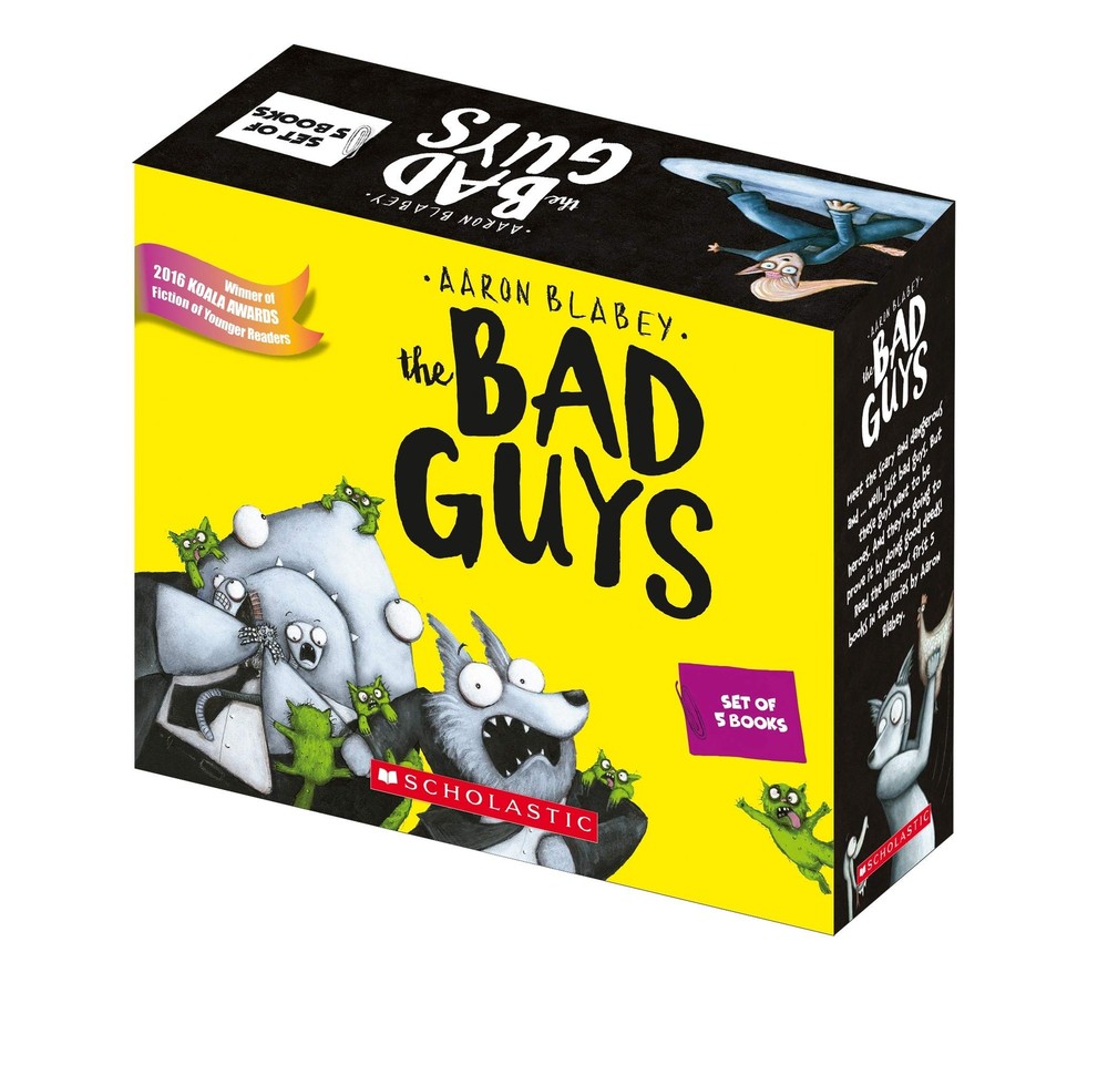 The Bad Guys Boxed Set (5 Books) by Aaron Blabey NEW Paperback_Boxset