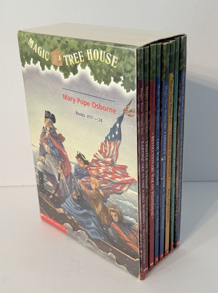 Magic Tree House Books 17-24 Boxed Set by Mary Pope Osborne Paperback Ages 9-12