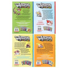 Captain Underpants Full Colour illustrated Series 4 Books Set – Ages 7-11 – PB