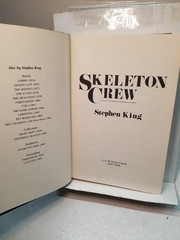 Stephen King Skeleton Crew Hardcover 1985 Putnam 1st edition NO DJ