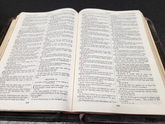 Dickson KJV New Analytical Indexed Bible Genuine Morocco Black Leather 1966
