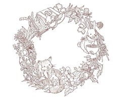 (ダウンロード特典付)こだわり塗り絵シリーズ 季節のリース Seasonal Wreaths of plants (Paperback) (UK IMPORT)