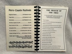 Vtg. Cookbook A Taste Of Perry County IN 212 Pages Of Recipes With Index