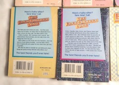 Vintage Babysitter Club Paperback Books Lot Of 13 Ann Martin Apple Fiction