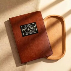 One Minute with God for Men 365 Devotion Brown Faux Imitation Leather Flexcover
