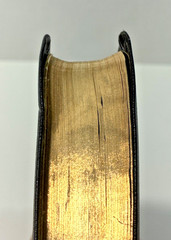 Vintage Compact Cambridge HTF Hand Grained Morocco Leather Concordance KJV Bible