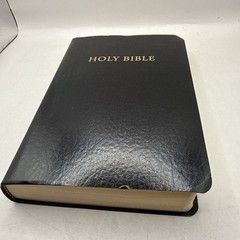 Holy Bible New Living Translation Red Letter Tyndale 1997 Black Faux Leather
