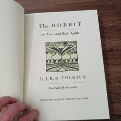 The Hobbit J.R.R. Tolkien Houghton Mifflin Collector’s Edition Green Slipcase