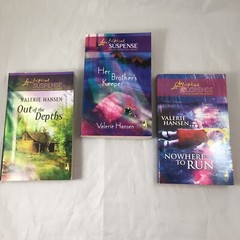 Love Inspired Suspense by Valerie Hansen lot of 3 books