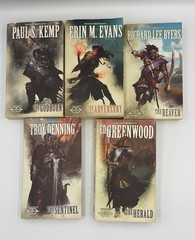 5 D&D PB Books – The Sundering: God Born, Adversary, Reaver , Sentinel, Herald