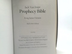 Jack Van Impe Prophecy Bible (Special Limited Edition /Words of Christ in Red)