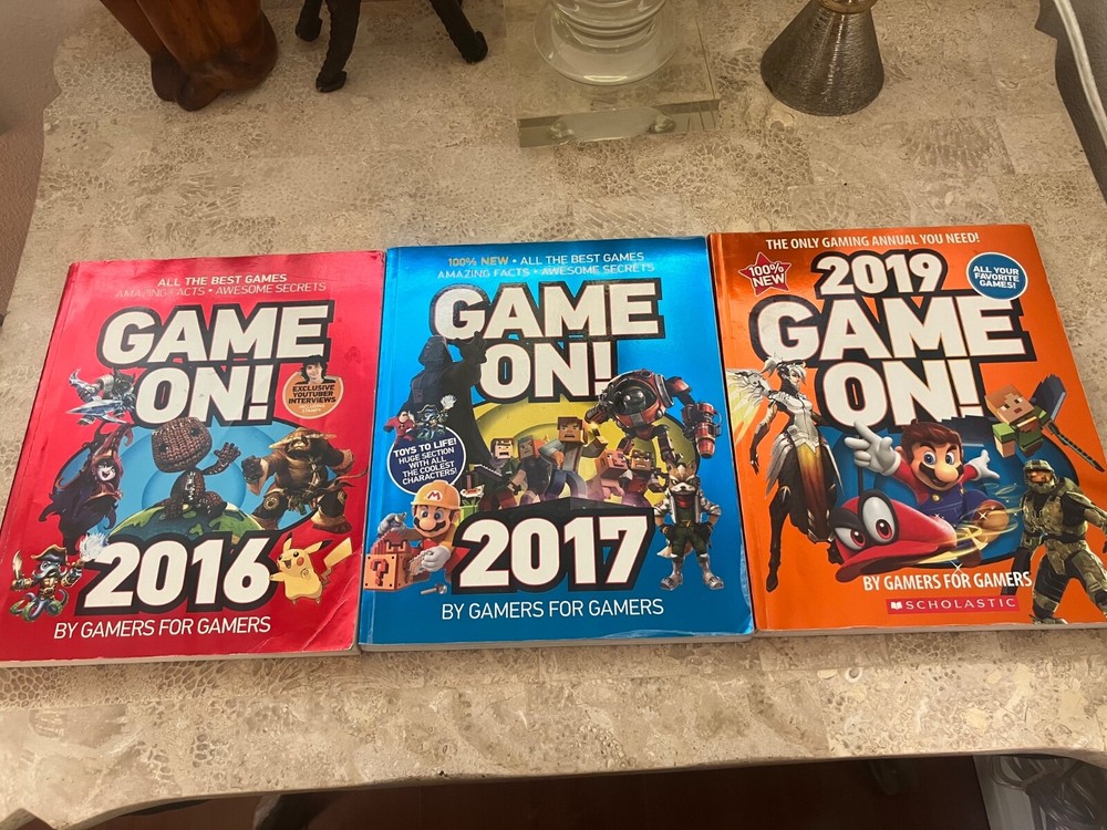GAME ON! 2016, 2017, & 2019 Book Set (By Gamers for Gamers)