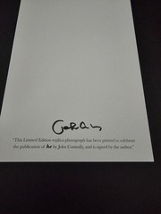 John Connolly He A Novel Signed Hardcover Book & Signed Replica Photo