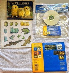 Owl🦉Babies📘Candlewick📀Storybook🥚Animations Book +DVD Martin Waddell FreeShip