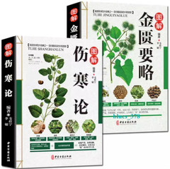 2pc Chinese Traditional Herbal Book Shanghan Zabing Lun 伤寒论 张仲景 +金匮要略 中医临床书籍基础理论
