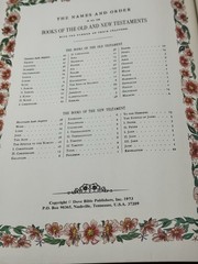 The Holy Bible With References Family Record And Children Bible Stories 1973