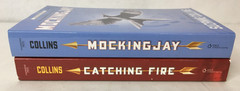 Lot of 2 Hunger Games Series Books 2 & 3 (Catching Fire Mockingjay) LARGE PRINT