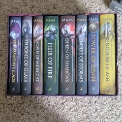 OOP Throne of Glass Set by Sarah J. Maas (2018, Hardcover) Original Cover
