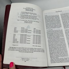 HOLY BIBLE New King James Version Large Print Ultra Thin Broadman Holman