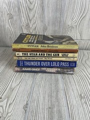 Lot of 6 Western Paperbacks Zane Grey Max Brand Cowboys Adventure Action